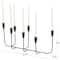 CosmoLiving by Cosmopolitan Black Metal Tapered Candelabra